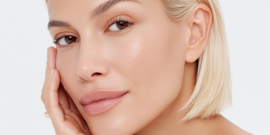 Peau post traitement chirurgie plastique